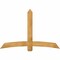 Ekena Millwork Bellingham Rough Sawn Timber Gable Bracket, Western Red Cedar, 72"W x 48"H x 2"D x 6"F, 16/12 Pitch GBW072X48X0206BEL00RWR - alternate 1